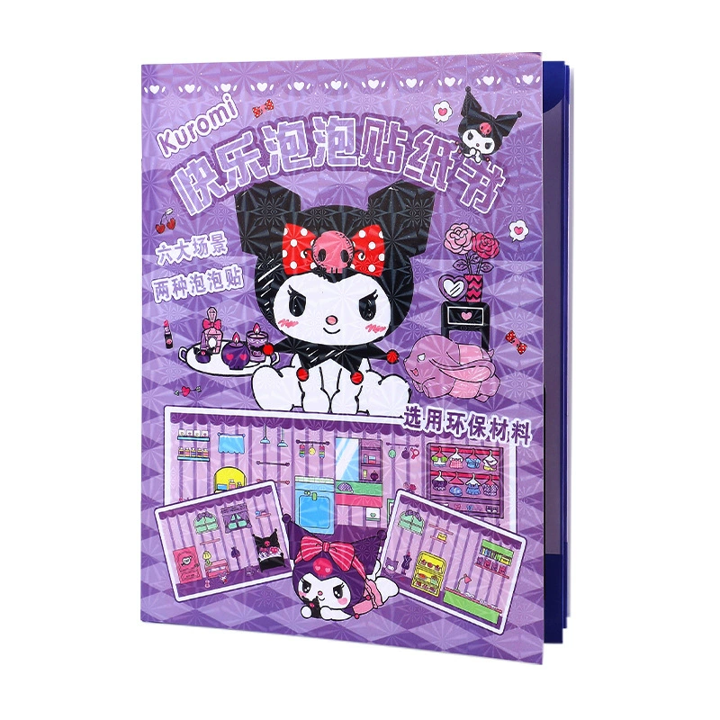 Sanrio, детская симпатичная книжка с наклейками, умная игрушка для переодевания, 6 лет