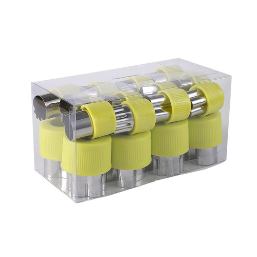 20-piece set of 430 stainless steel vegetable cartoon animal fruit flower cutter butterfly noodle mold full hand protection biscuit mold