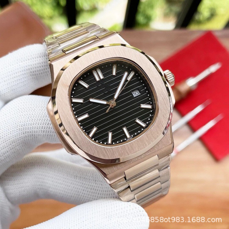 国境を越えたオウム5711腕時計鋼王手雷男性全自動機械腕時計ビジネスファッション夜光卸売り