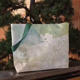 杜邦纸袋定制印logo水洗复古揉纹手提牛皮纸袋环保单肩购物手提袋