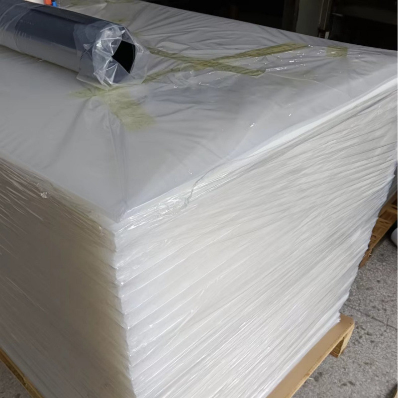 0.3-2MM厚环保PP本色磨砂硬胶片雾面胶片半透明PP片材塑可定规格