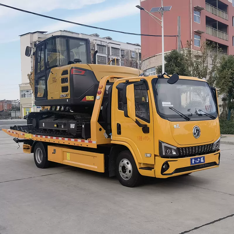 厂家批发蓝牌陕汽青龙清障车道路清障拖车救援车蓝牌清障车改装