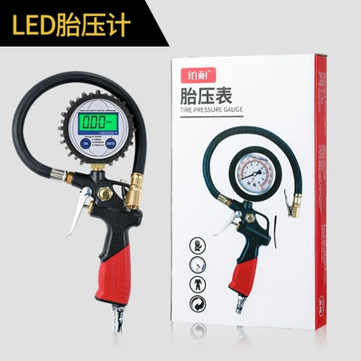 Tire Pressure Gauge Air Pressure: Air pressure gauge/tire pressure gauge - high-precision-led-digital-tire-pressure-gauge-upgraded-handle-with-rubber-coating