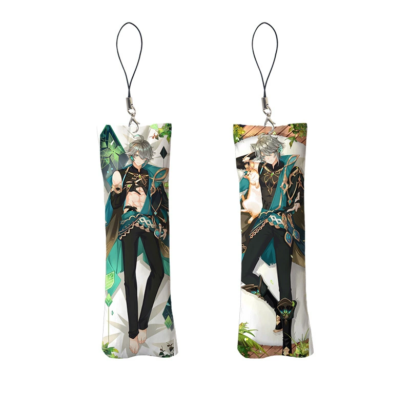[小抱枕钥匙扣迷你挂件Mini Dakimakura魈钟离八重子书包挂件] → мини-подушка брелок ключей маленький подвесной брелок рюкзачок