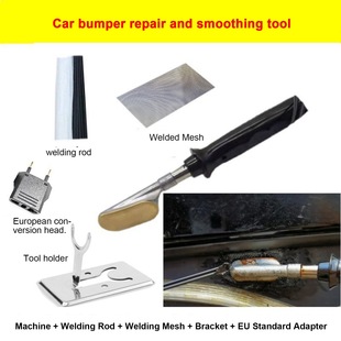 Plastic Parts Repair Tools Smoothing Head Electric Soldering Iron Welding Smoothing Polishing Crack Repair Mesh Welding Rod Plastic Welding Machine