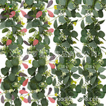 亚马逊爆款仿真植物藤条藤蔓假花绿植装饰悬挂假花藤仿真藤条