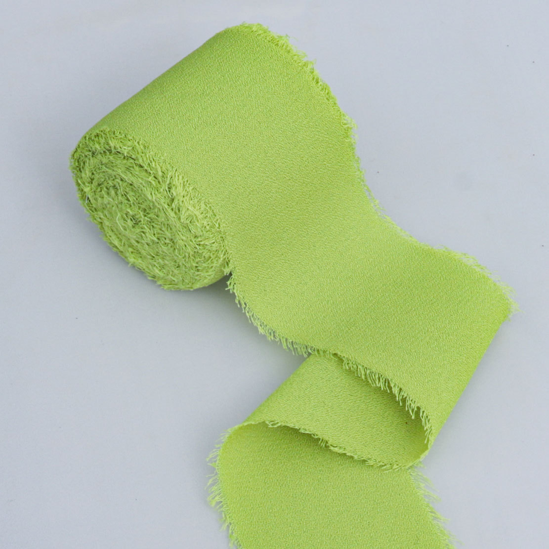 INS deshilachado cinta de gasa secado color rosa boda flor vendaje celebración flor cinta