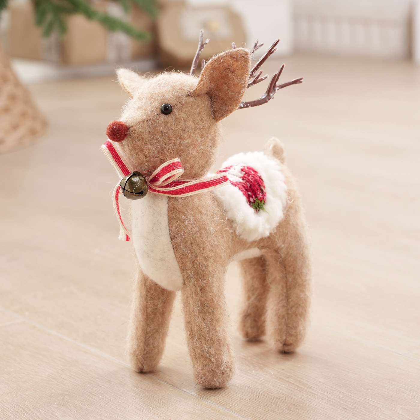 Nuevos muñecos de peluche transfronterizos muñecas de nieve muñecas decoración de escritorio muñecas decoración de vacaciones