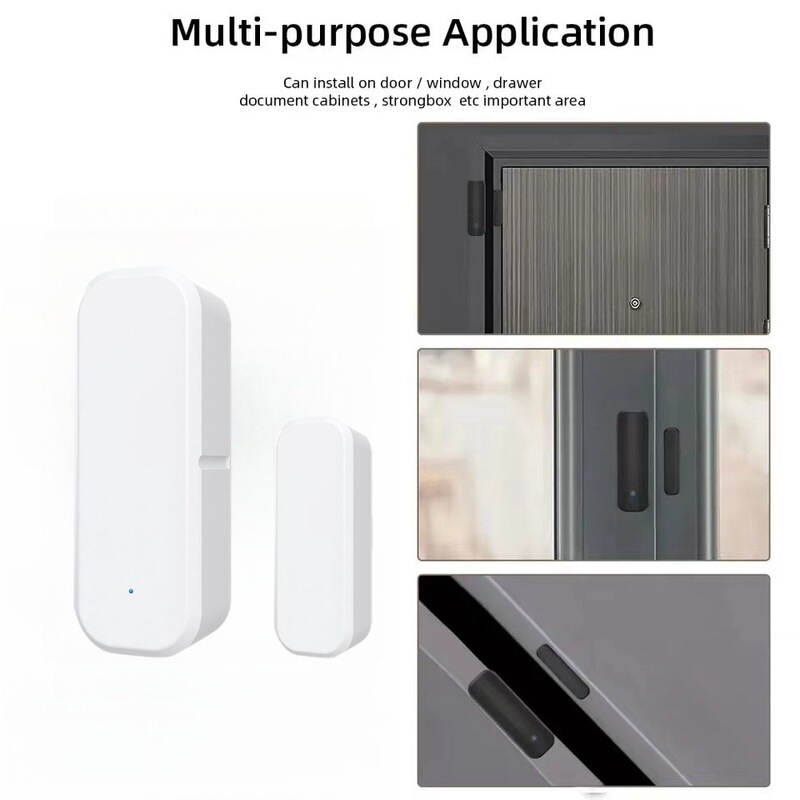 Tuya落書きwifiスマートドア磁気センサー検出器家庭用屋内ドア磁気警報器インテリジェント|undefined