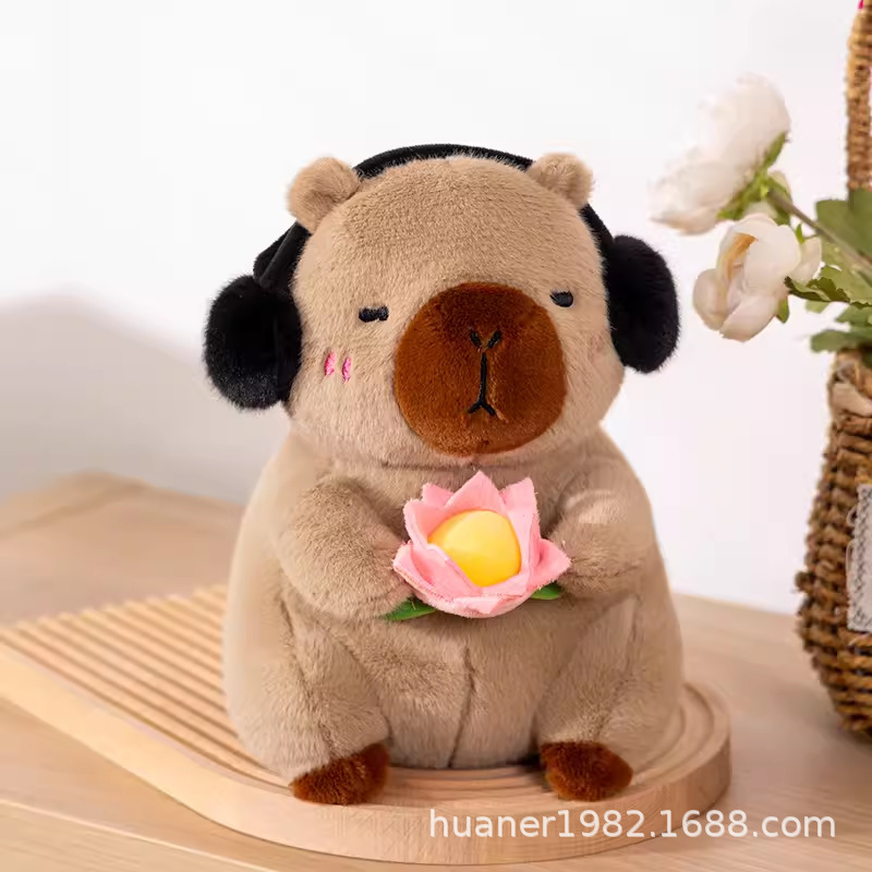 라이트 브라운 하트 핑 치 루 돌고래