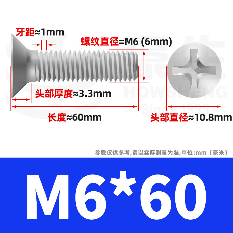 304ステンレスネジのネジの十字溝の平頭のネジのKMの機械の糸の小さいネジのm 2m 3m 4m 5m 6|undefined