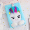 Cartoon plush laptop, cute children's notebook, book, new collection, unicorn, big eyes