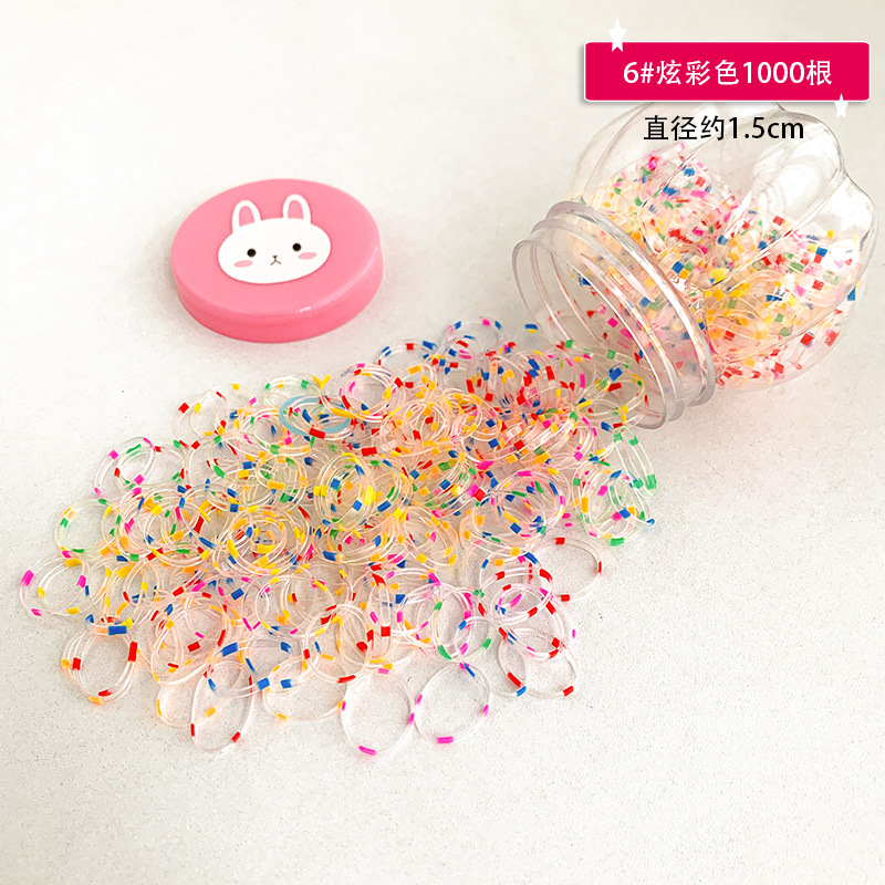 Banda de goma desechable para niños, el cabello del bebé no daña el cabello