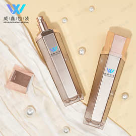 新品现货精油瓶水乳液瓶精华粉底膏霜按压瓶喷雾塑料亚克力瓶120M