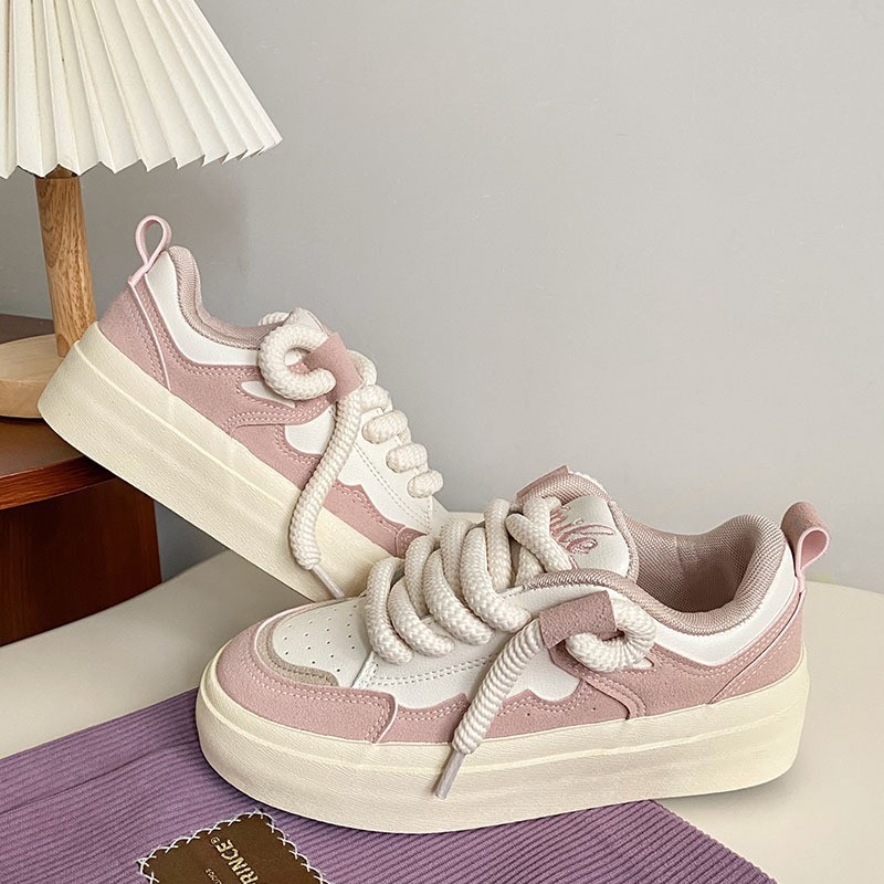 Yuanbo plataforma pan zapatos para mujeres 2023 verano nuevo casual zapatos nicho moda Zapatos americano retro transpirable estudiante zapatos image 12
