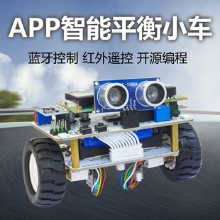 51 single-chip microcomputer two-wheel self-balancing car DIY welding PID robot open source learning kit TJ-56-416