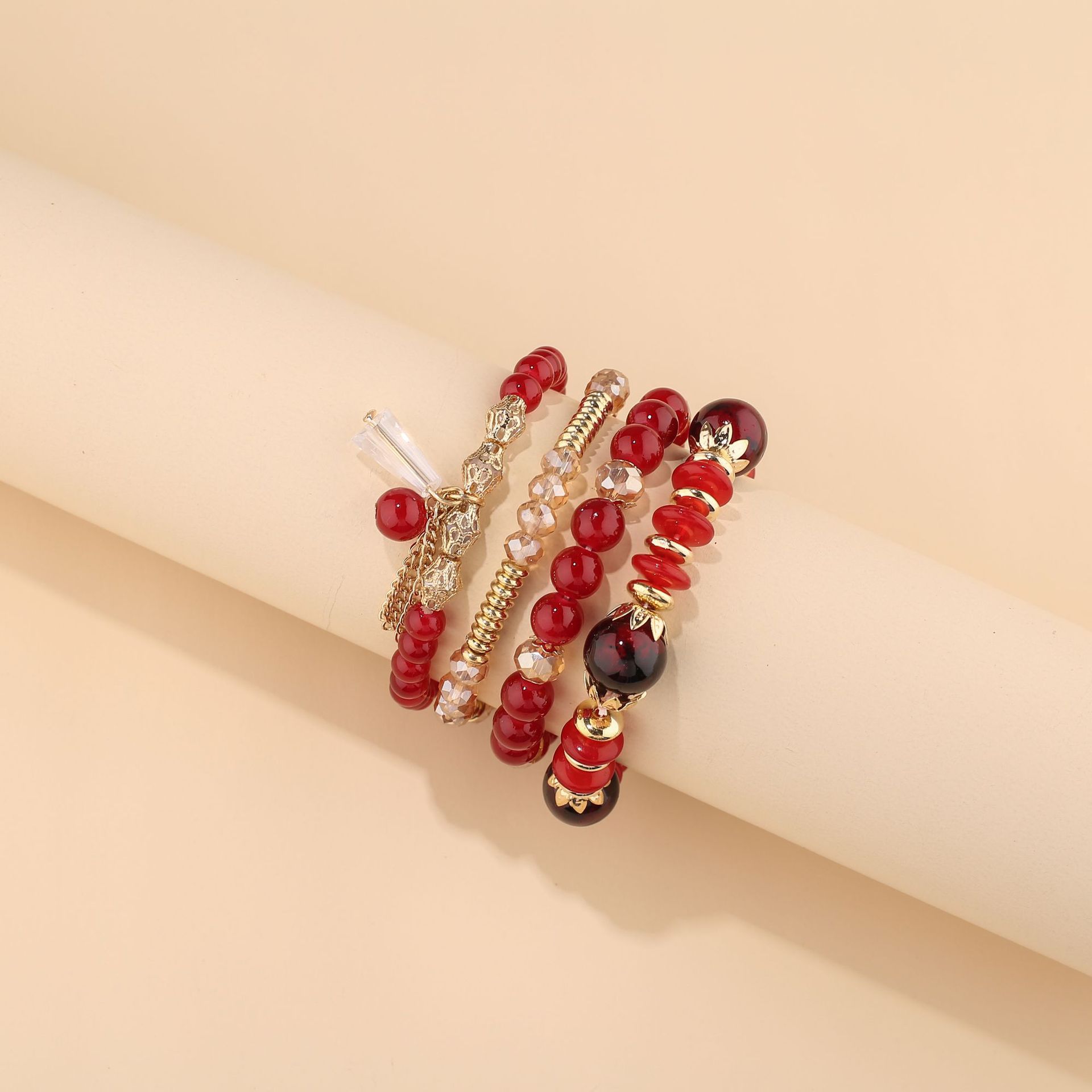 Bohemian Style Multi-layer Charm Bracelet For Valentine's Day_voghion.com