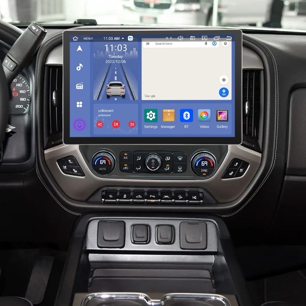 Aplicable a 13,3 pulgadas Chevrolet 14-18 solode CarPlay coche Android navegación coche todo-en-una máquina