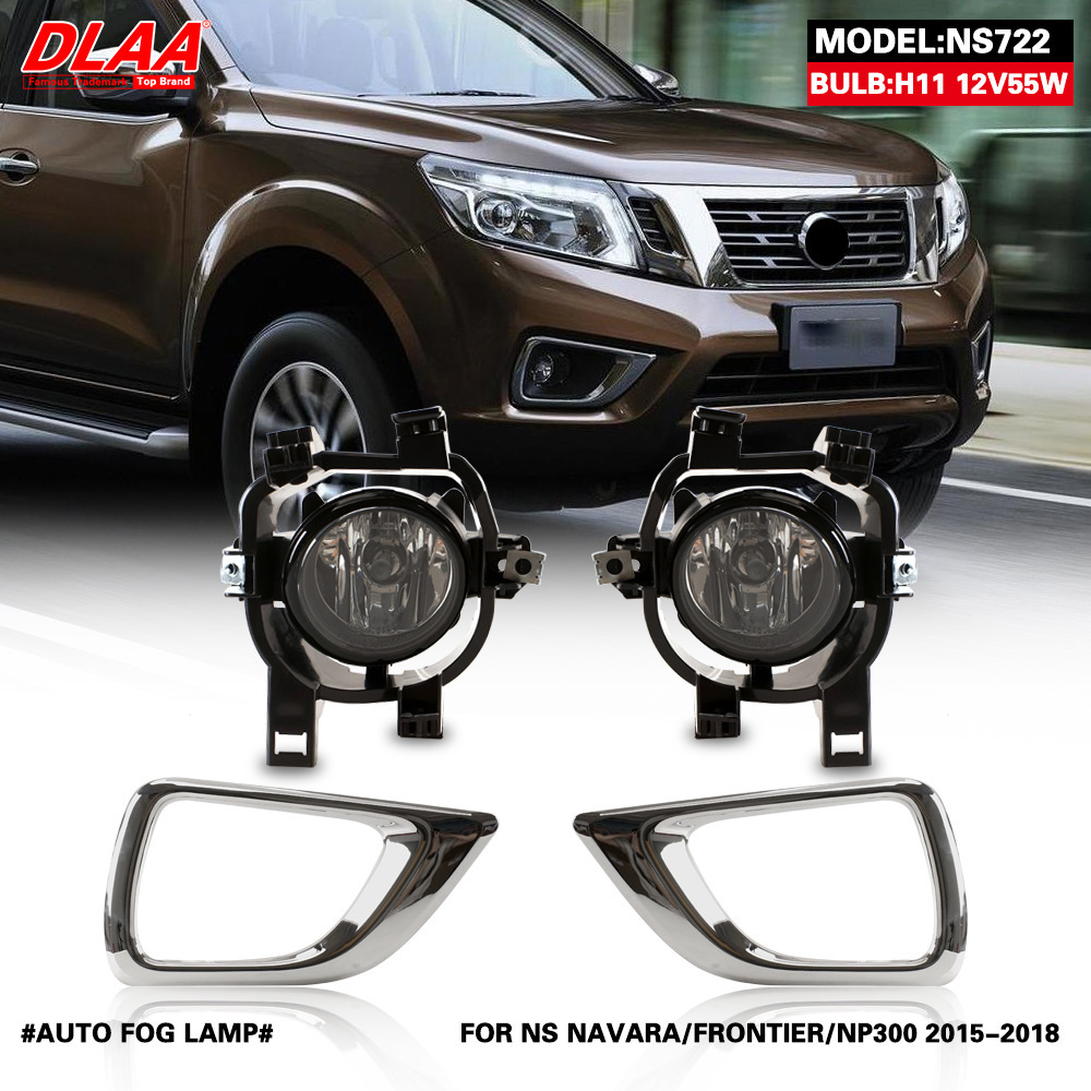 Aplicable a Nissan 15 16 17 18 años Navara conjunto de lámpara de niebla frontal pickup luz de viaje diurna luz de barra frontal