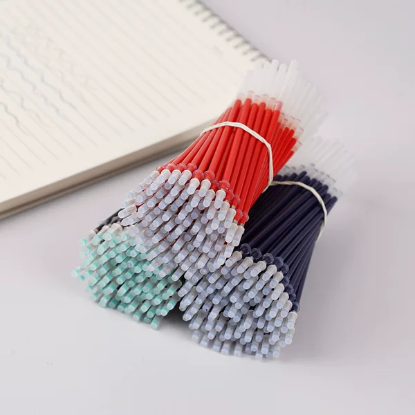 Black Bullet Tip Gel Pen Refills, Needle Tip Carbon Ink Refills, Universal Office Pen Refills, Wholesale from Manufacturer