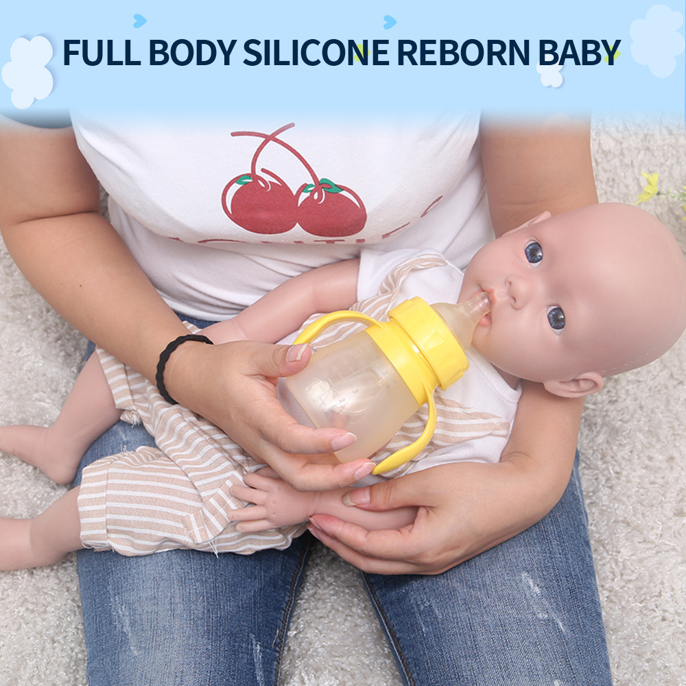 WW1515 50cm重生娃娃 reborn baby 20寸白胚可彩绘仿真硅胶娃娃