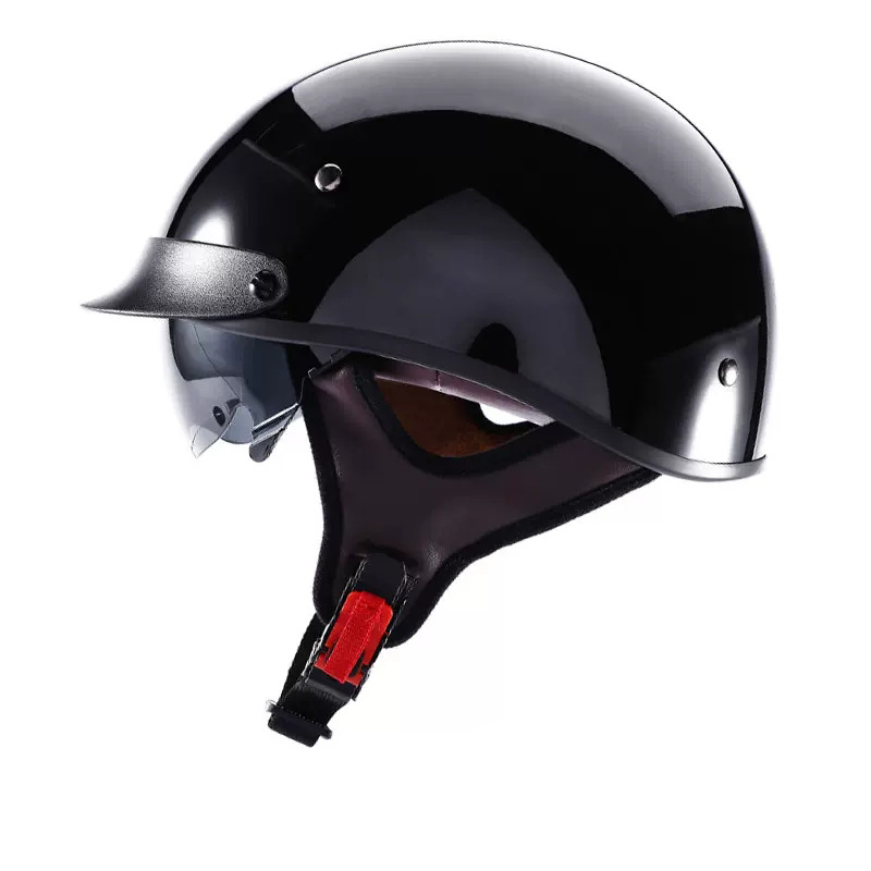 Verano Retro medio casco 3C casco certificado fábrica DOT Comercio exterior motocicleta primicia casco nacional estándar clase A casco de coche eléctrico