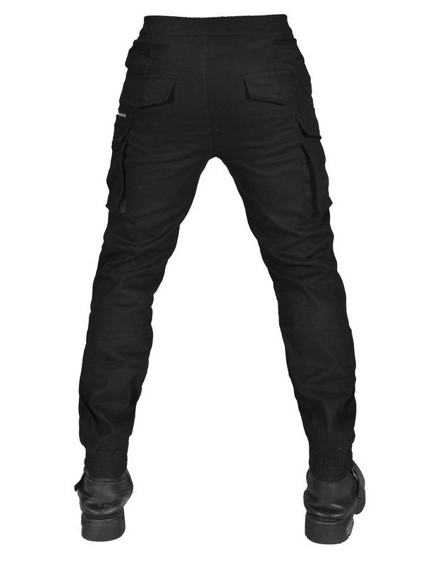 Pantalones de motocicleta VOLERO para hombres al aire libre para montar tácticas multi-bolsas de herramientas para locomotoras casuales pantalones anti-caídas