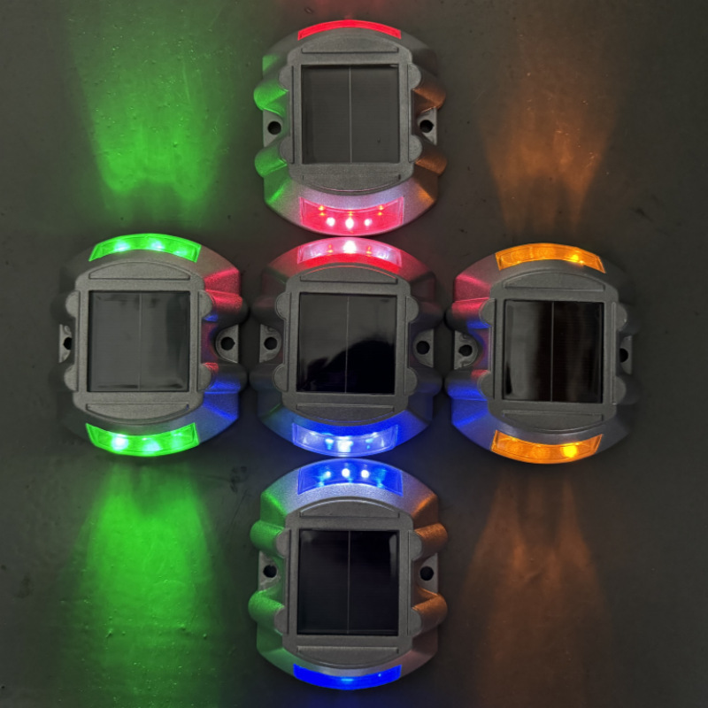 太阳能铸铝马蹄形道钉庭院小区别墅花园LED防雾诱导灯