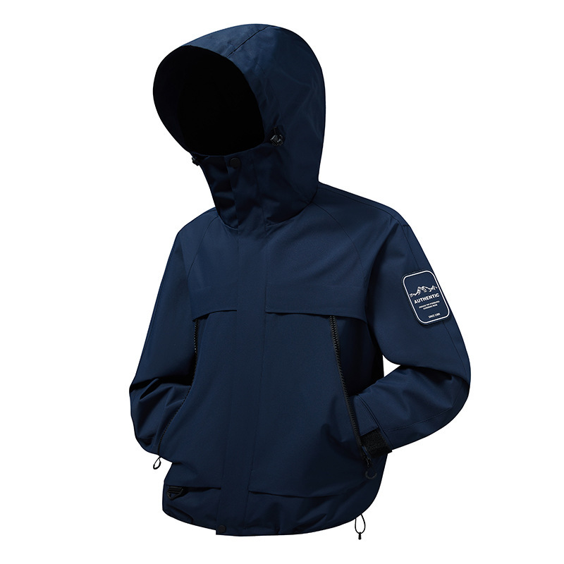 春秋冬新款山系冲锋衣男 女运动户外防风防登山服大码团购批发|undefined