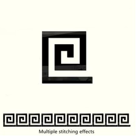 01 블랙 리버스 패턴 허리라인