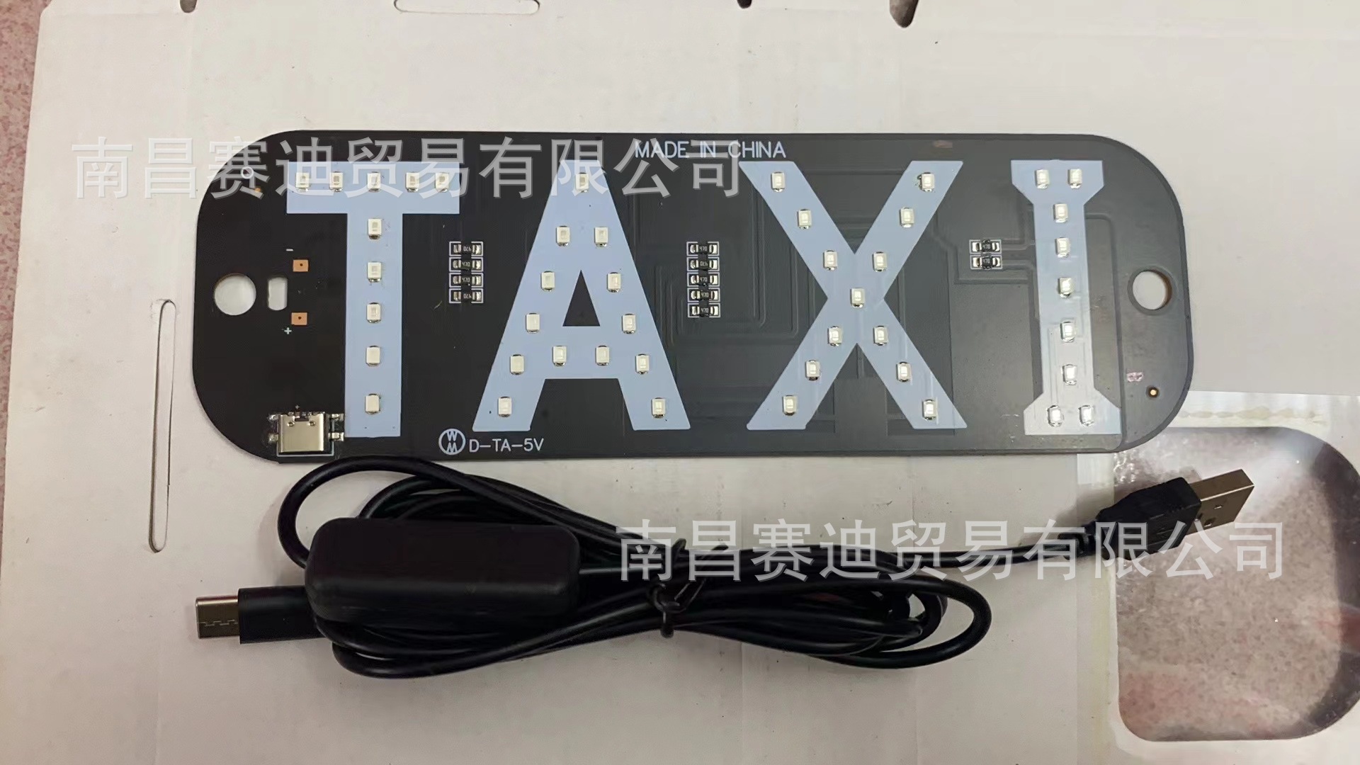 Empty car lights Uber taxi lyft logo light TAXI LED light indicator car LED warning usb