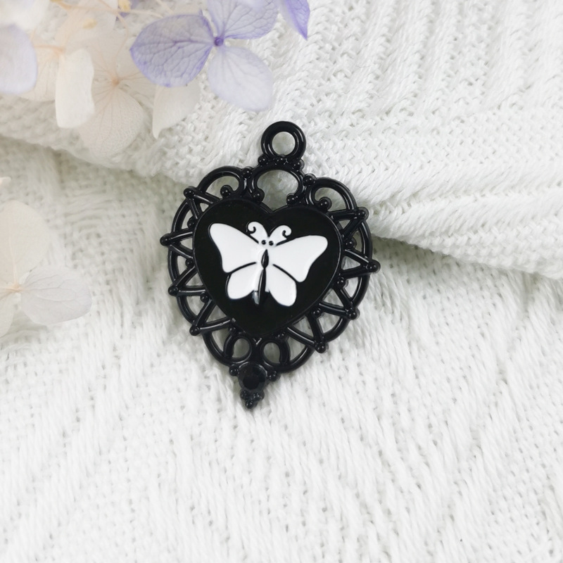 Enamel Design 10 PCS/Package Alloy Color Block Pendant