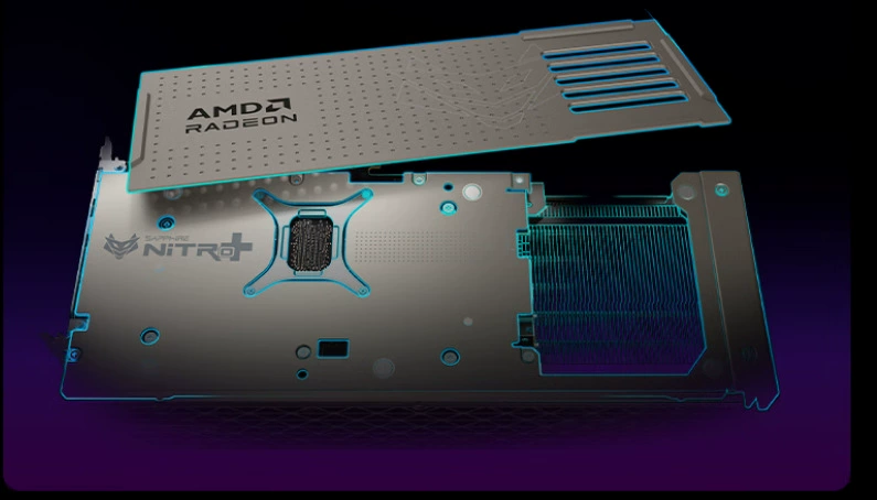 Подходит для Sapphire игровая видеокарта RX 9070 XT Alloy Pulse + Nitrogen B650M