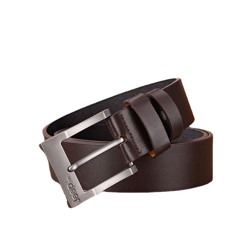 Cinturón de los hombres al por mayor Nueva simulación cinturón aleación pin hebilla moda casual cinturón de los hombres