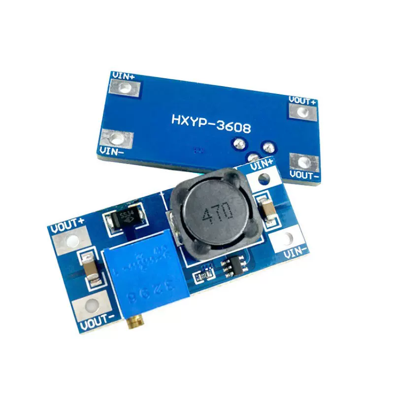 DC-DC可调升压 稳压电源模块2a升压板 2/24V升5/9/12/28V宽压输入