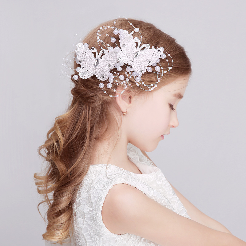 Vestido de niña estilo nuevo, vestido largo blanco, vestido de princesa para cumpleaños de niña, vestido de niña de las flores, vestido para actuación.