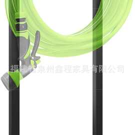 花园软管支架可拆卸水软管支架水管收纳架独立式重型金属软管吊架