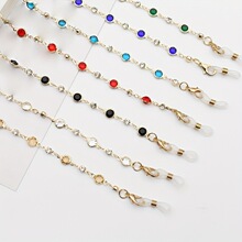 E 13665 Eyeglass Chain with Rhinestones �۾��� �羳ŷ��