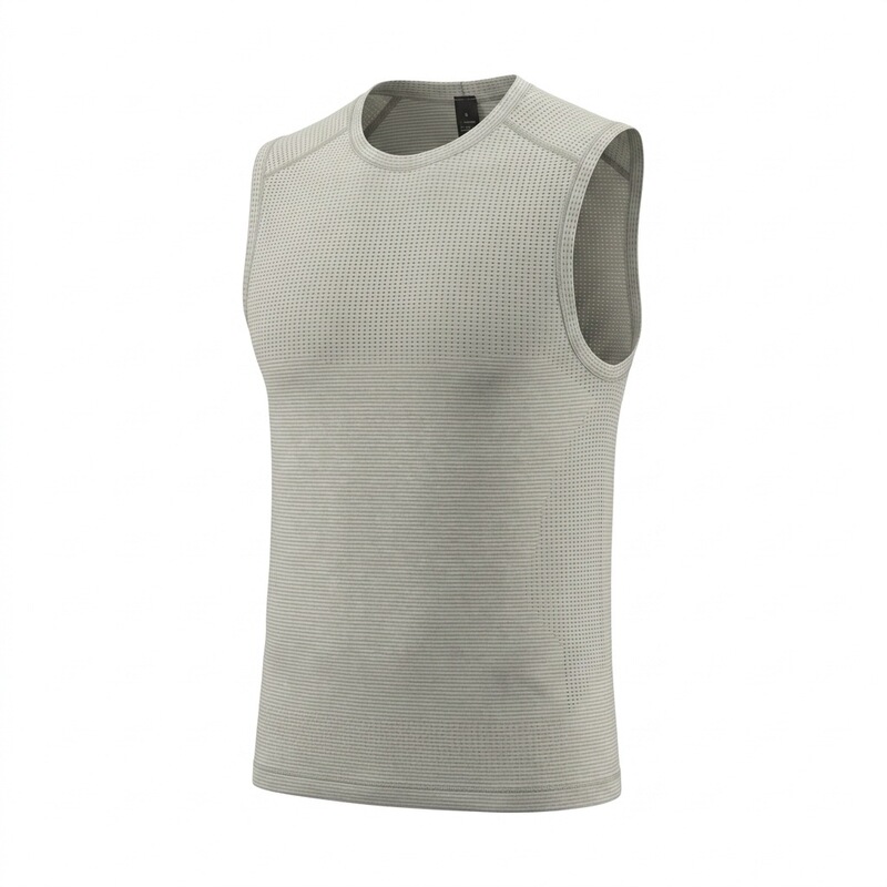 Men's Sports Vest Seamless Fitness Running Training Summer Quick-Dry Breathable Tight-Fitting Sleeveless T-Shirt