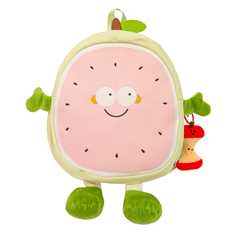 Dulce pequeña mochila de dama fresca dibujos animados lindos frutas bales mochila de estudiantes universitarios suave mochila de chicas
