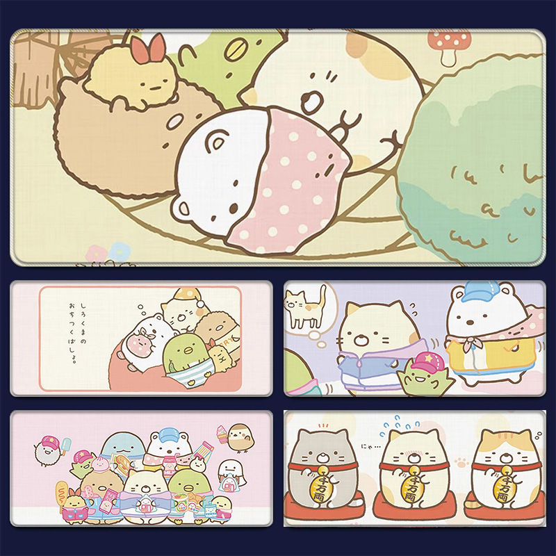 New Cute Corner Creature Mouse Pad Extra Large Keyboard Pad Girls Office E-Sports Thickened Desk Pad Manufacturer New Cute Corner Creature Mouse Pad Extra Large Keyboard Pad Girls Office E-Sports Thickened Desk Pad Manufacturer