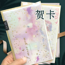 初沫贺卡系列批发 超多款式节日手写祝福卡片创意生日卡表白卡纸