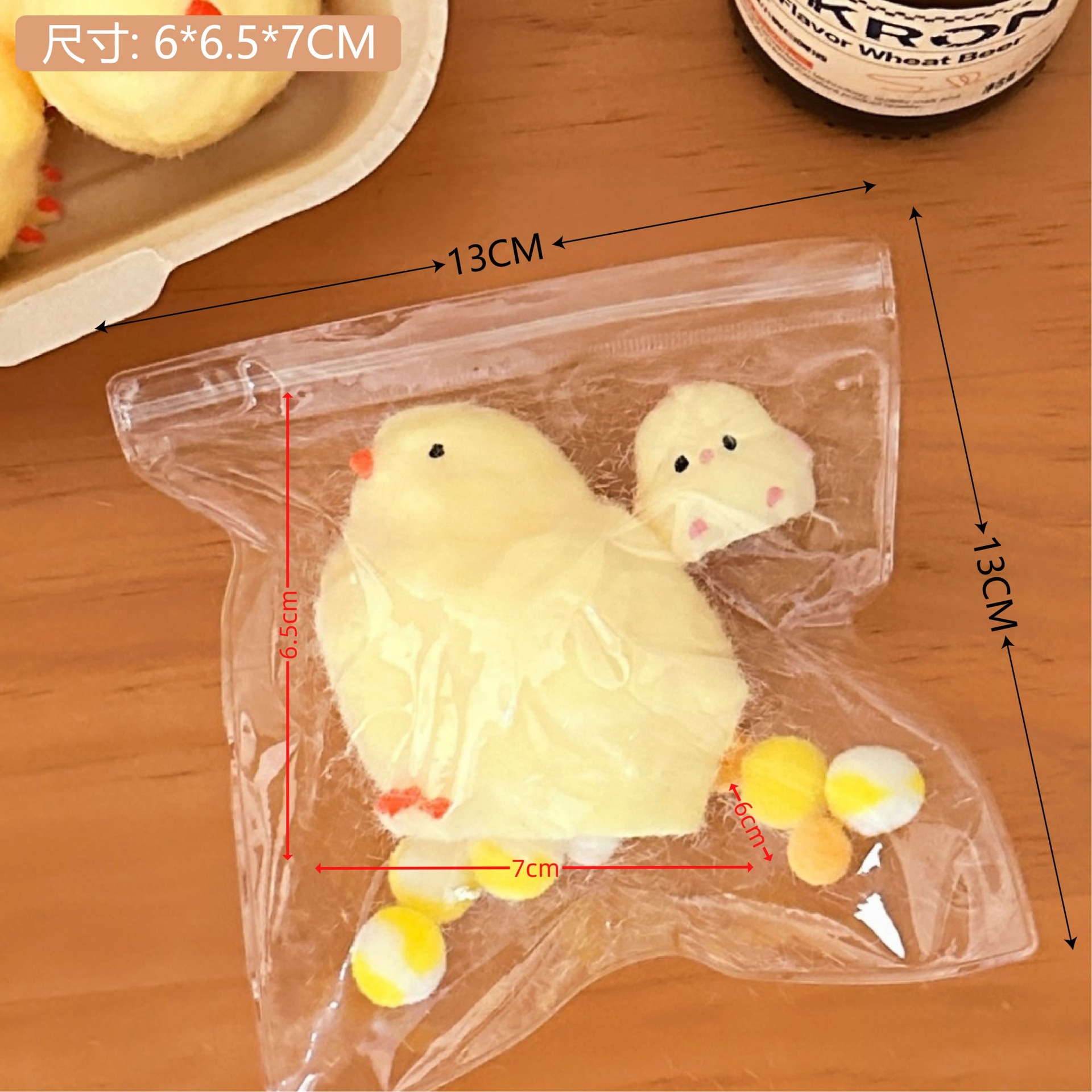 Bonito pellizco pellizco juguete de pollo pequeño pollo gordo muñeca de simulación de diversión muñeca de descompresión de ventilación juguetes de rebote lento