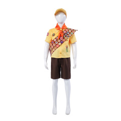 飞屋环游记cos服小男孩罗素小探险家动漫电影角色演出服cos服罗素