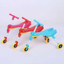 簡約兒童三輪平衡車寶寶學步溜溜車螳螂車多色可選折疊滑行玩具車