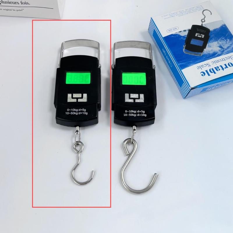 Chunyi ポータブル荷物スケール家庭用 50kg シンプルミニポータブル電子フックスケール A08 ポータブルスケール|undefined