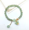 S079-Donglin Yuzhumen Green Butterfly Bracelet#SZ629