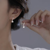 Small design advanced cute earrings, 925 sample silver, high-quality style, bright catchy style, simple and elegant design