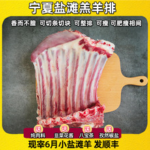 羊排新鲜羊肉宁夏滩羊手抓盐池战斧法式新疆内蒙肋排肉5斤滩羊肉