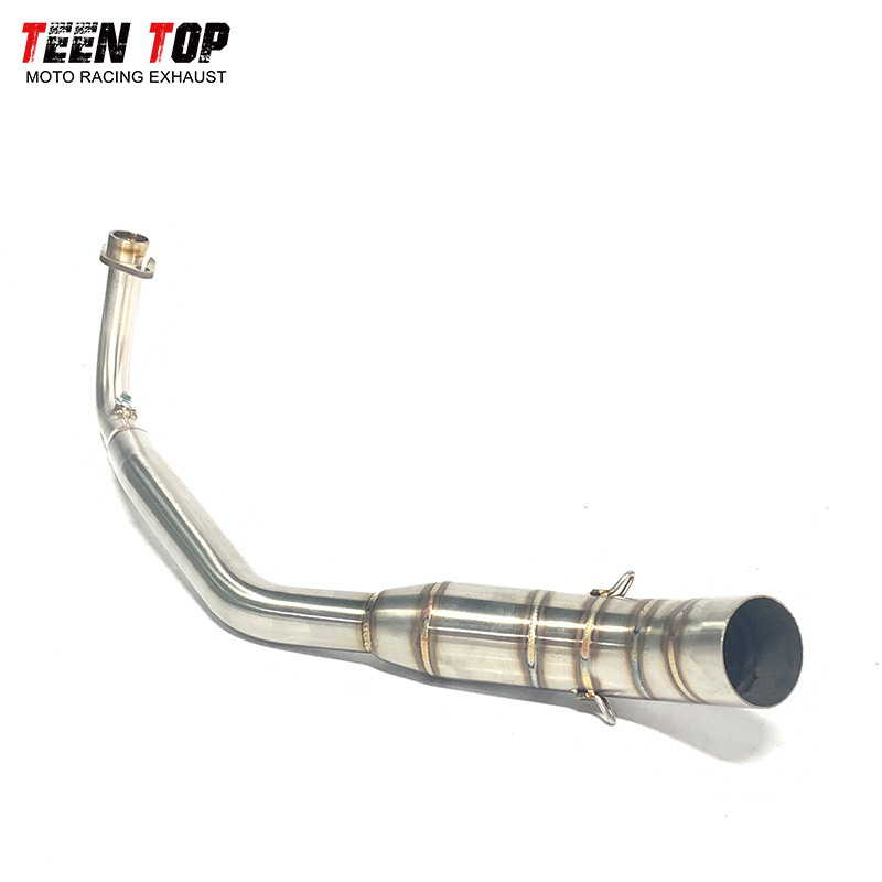 Suitable for Kawasaki Z125 Motorcycle Stainless Steel Modified Front Exhaust Pipe Z125 Exhaust